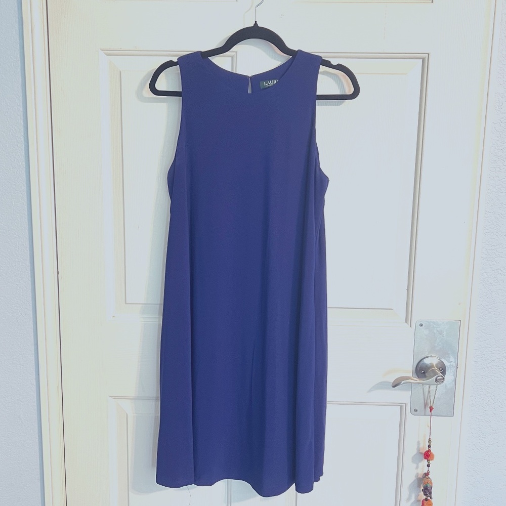 Ralph Lauren Navy blue cocktail dress